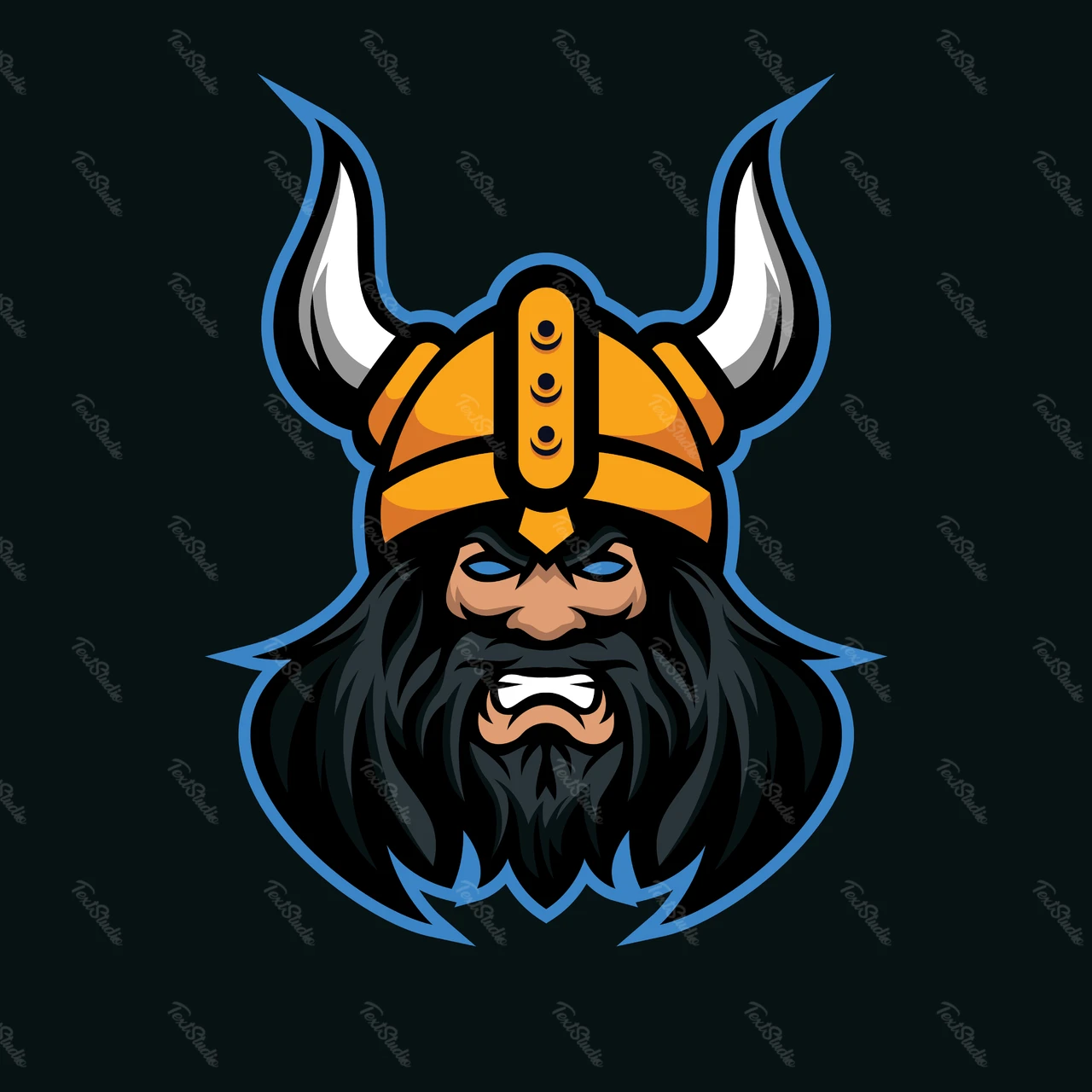 Viking Mascot Logo Design