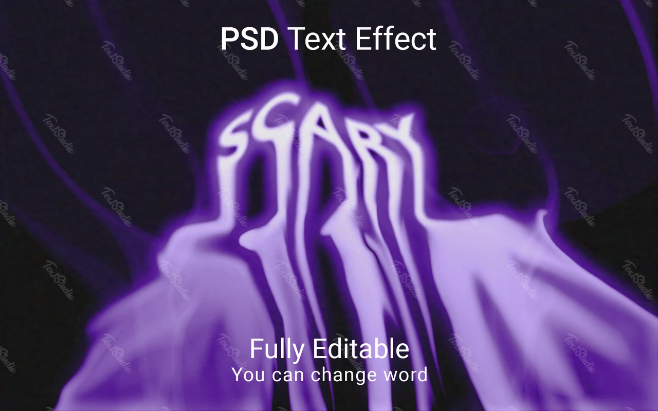 Scary Font Style Effect