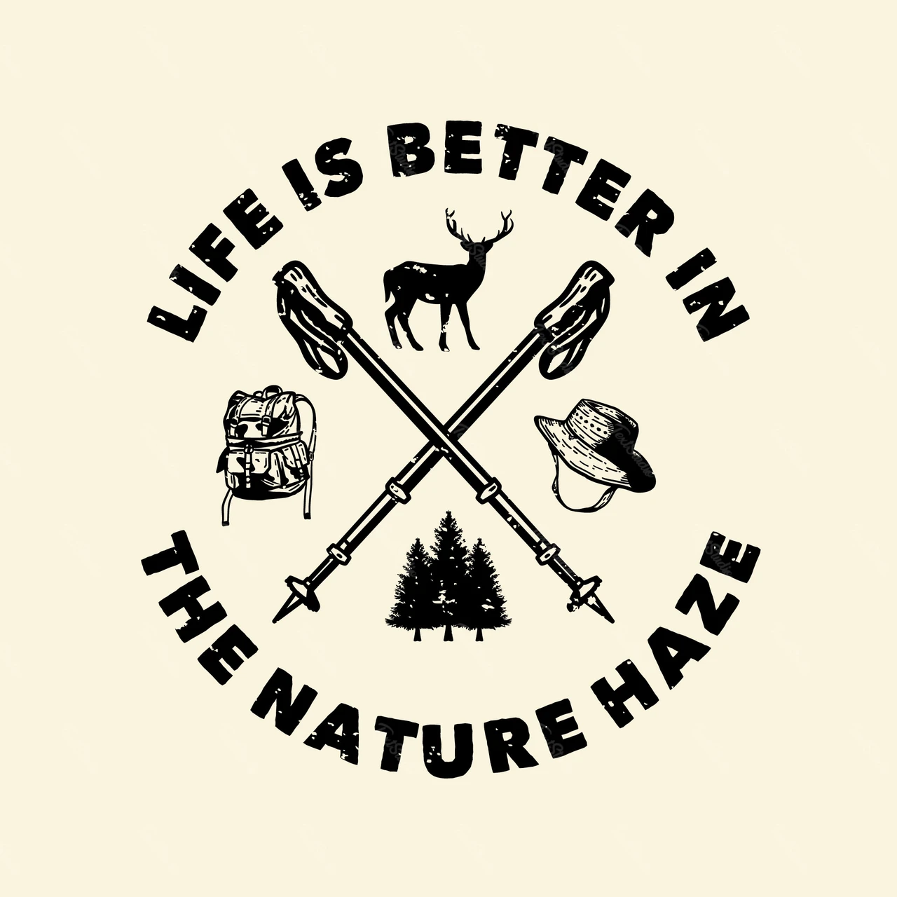 Vintage badge ontwerp