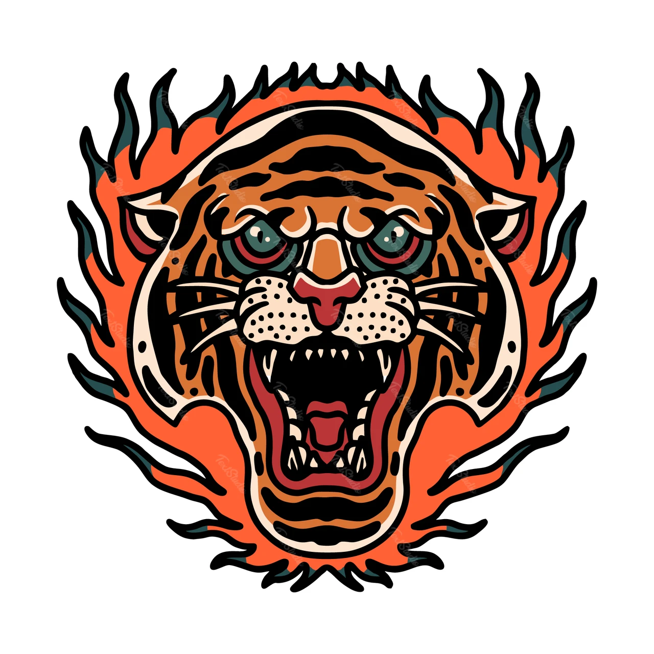 Tigre brûlant
