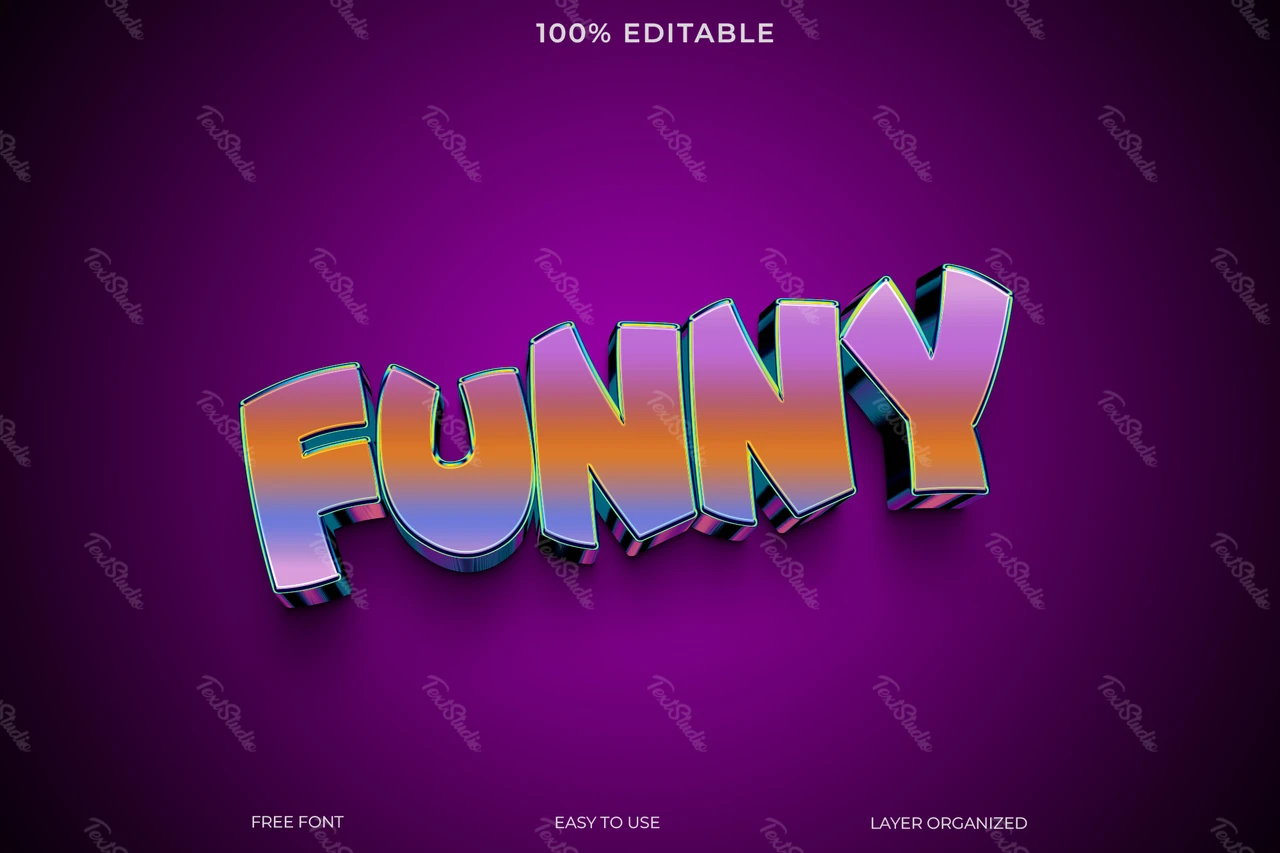 Divertido efecto de estilo de texto