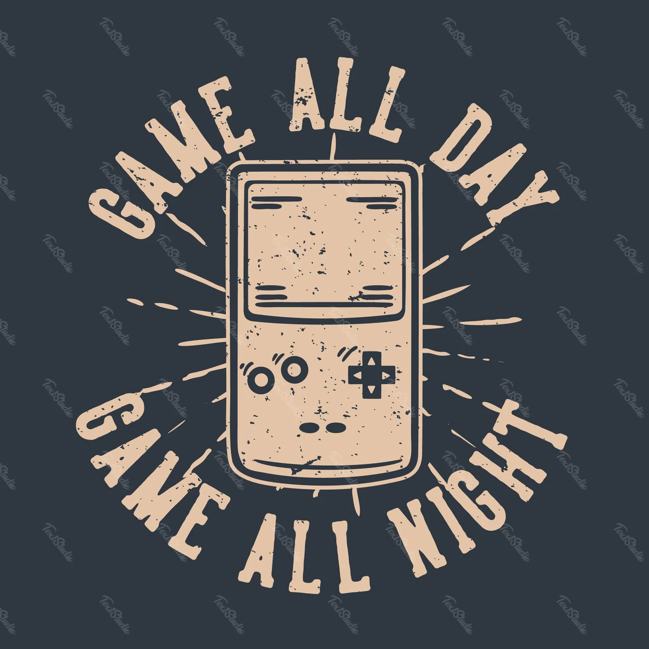ビンテージゲームTシャツデザイン