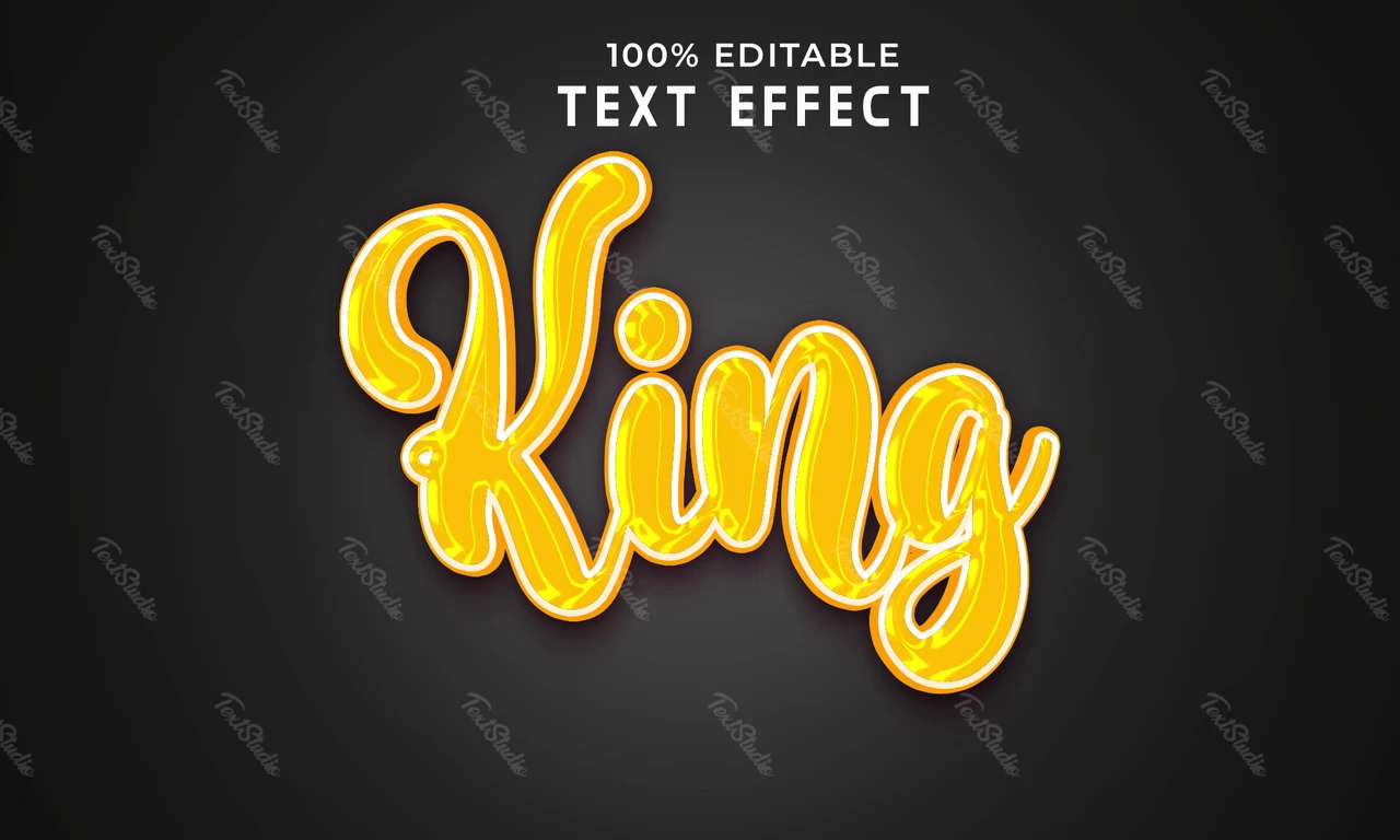 King Text Effect