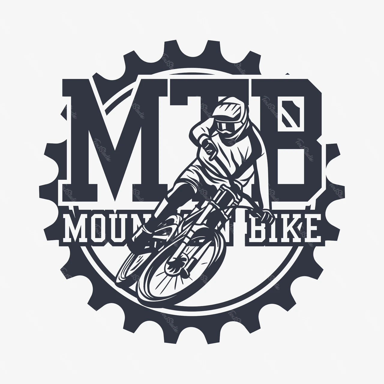 ビンテージ・マウンテンバイクのエンブレム・デザイン