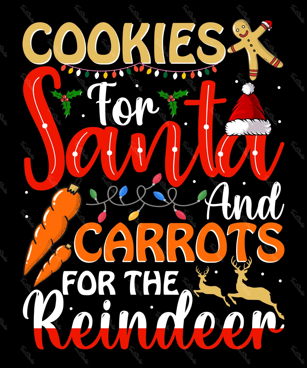 Koekjes voor de kerstman en wortels voor de rendieren