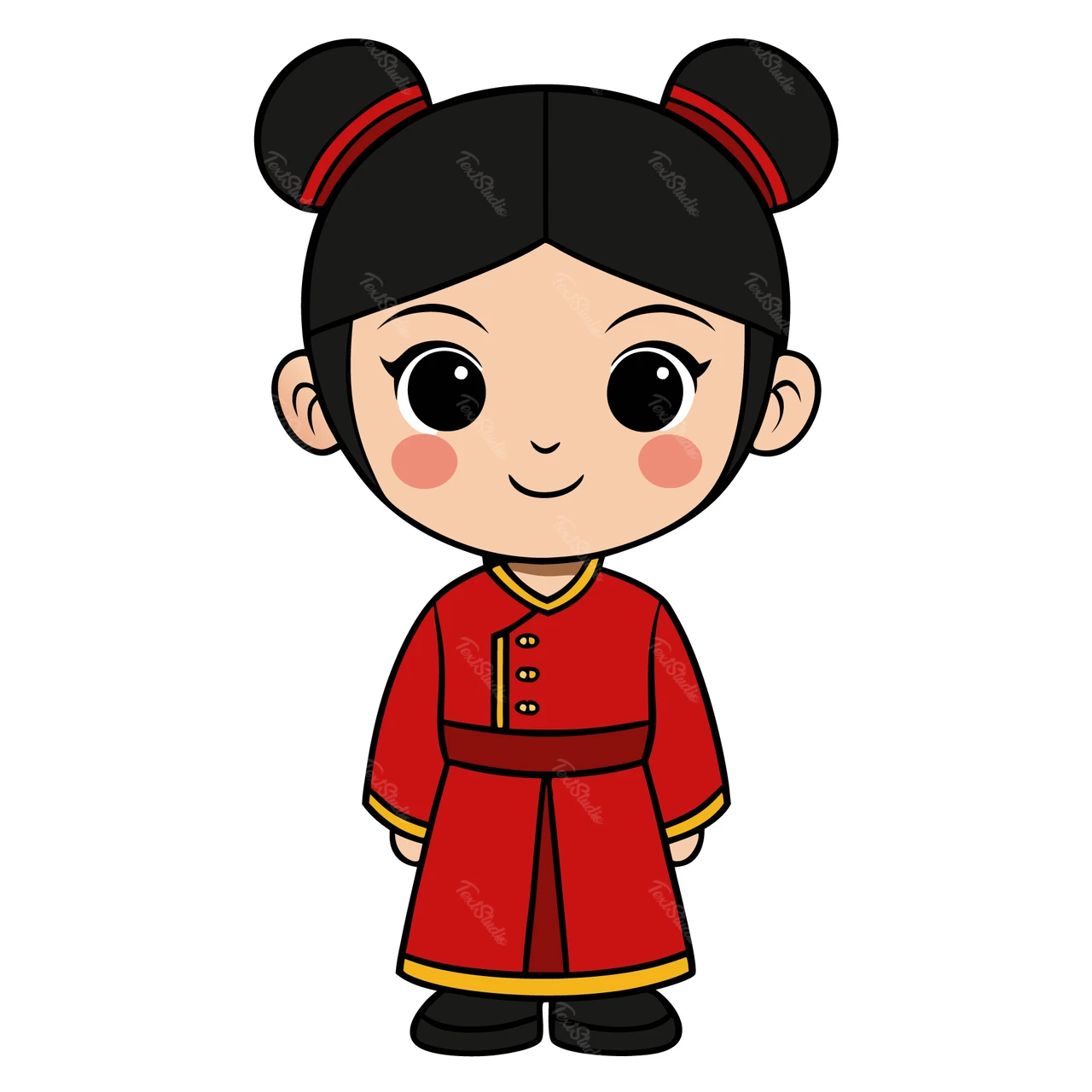 Cute Cartoon Character Illustration