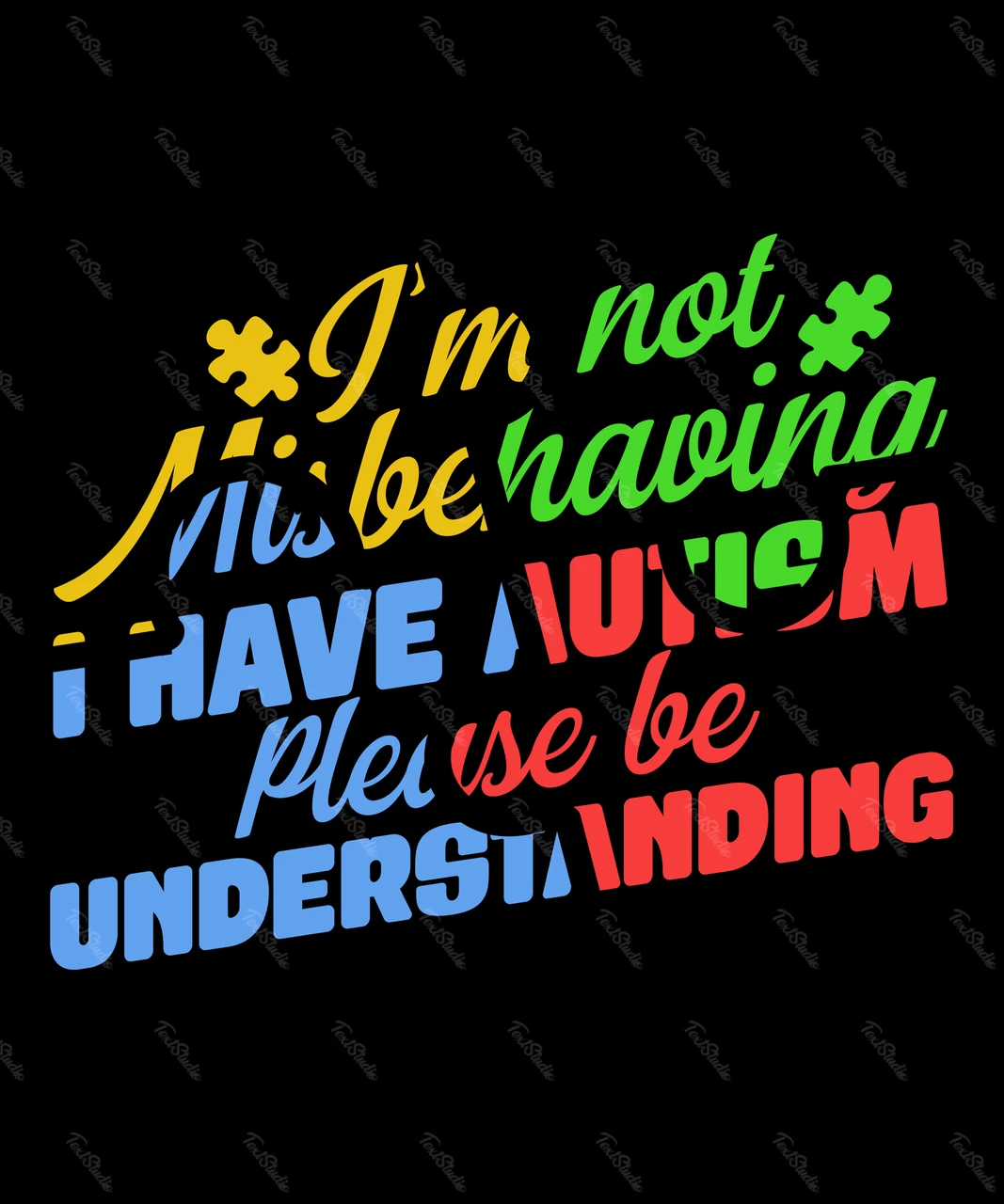 I Am Not Misbehaving I Have Autism Please Be Understanding