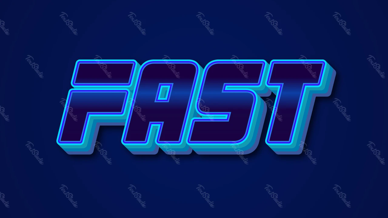 Fast Text Effect
