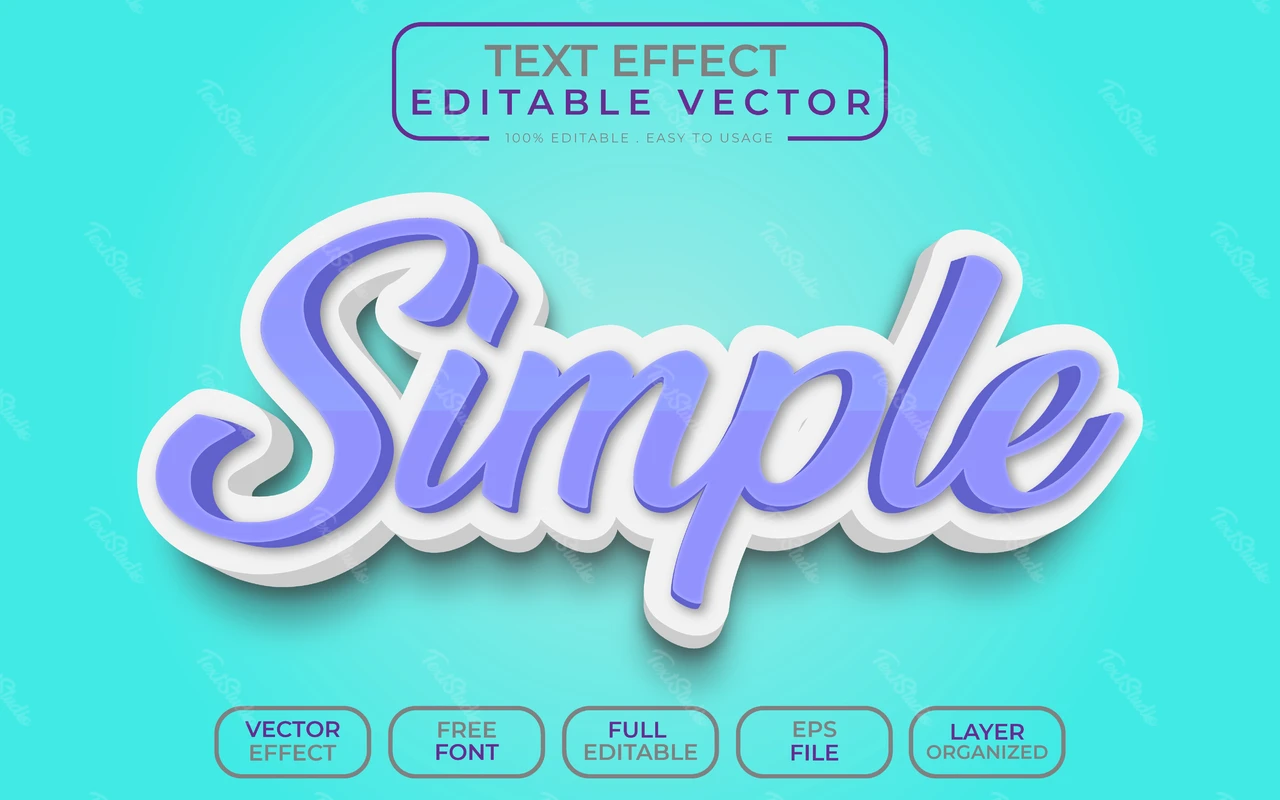 Effet de texte simple