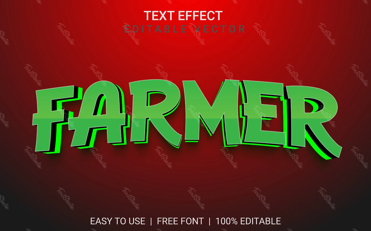 Farmer Text Effect