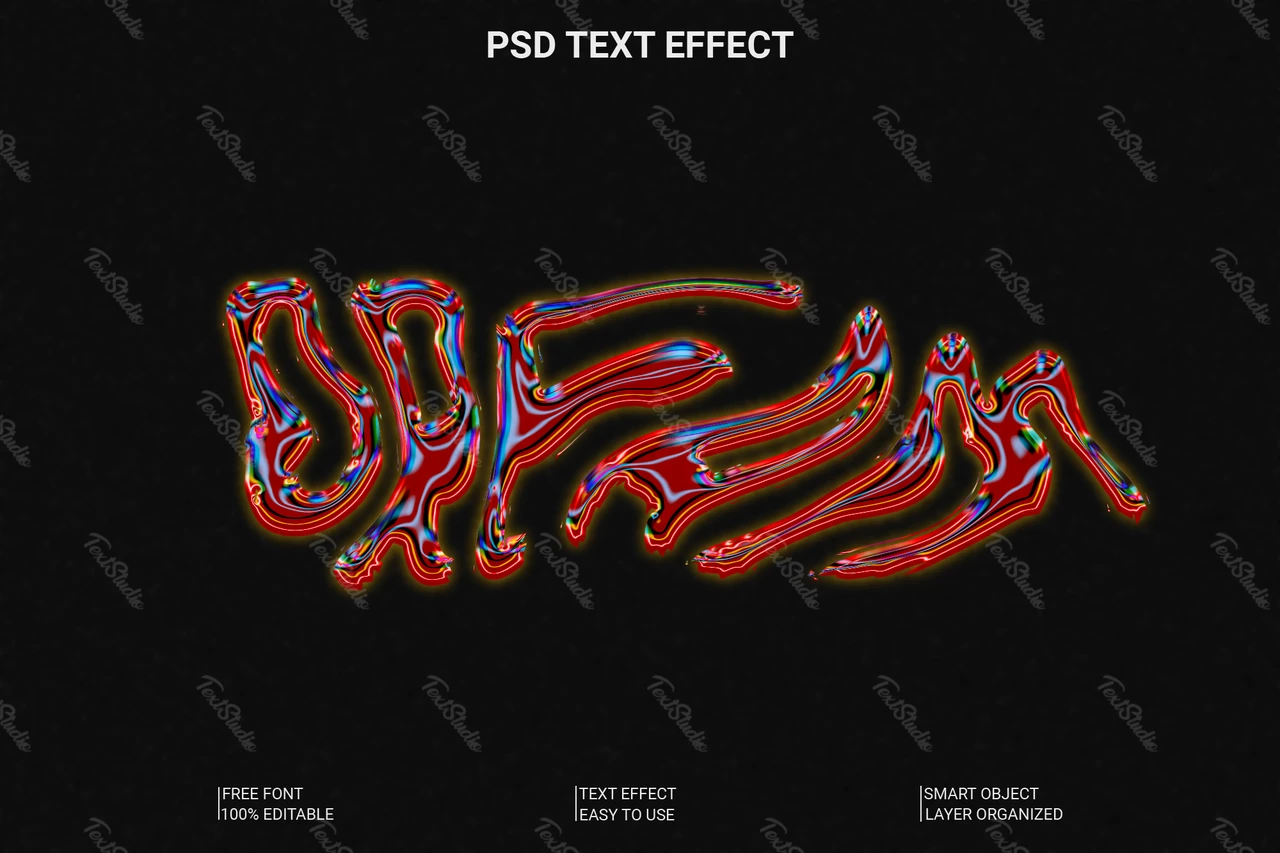 Dream Text Style Effect