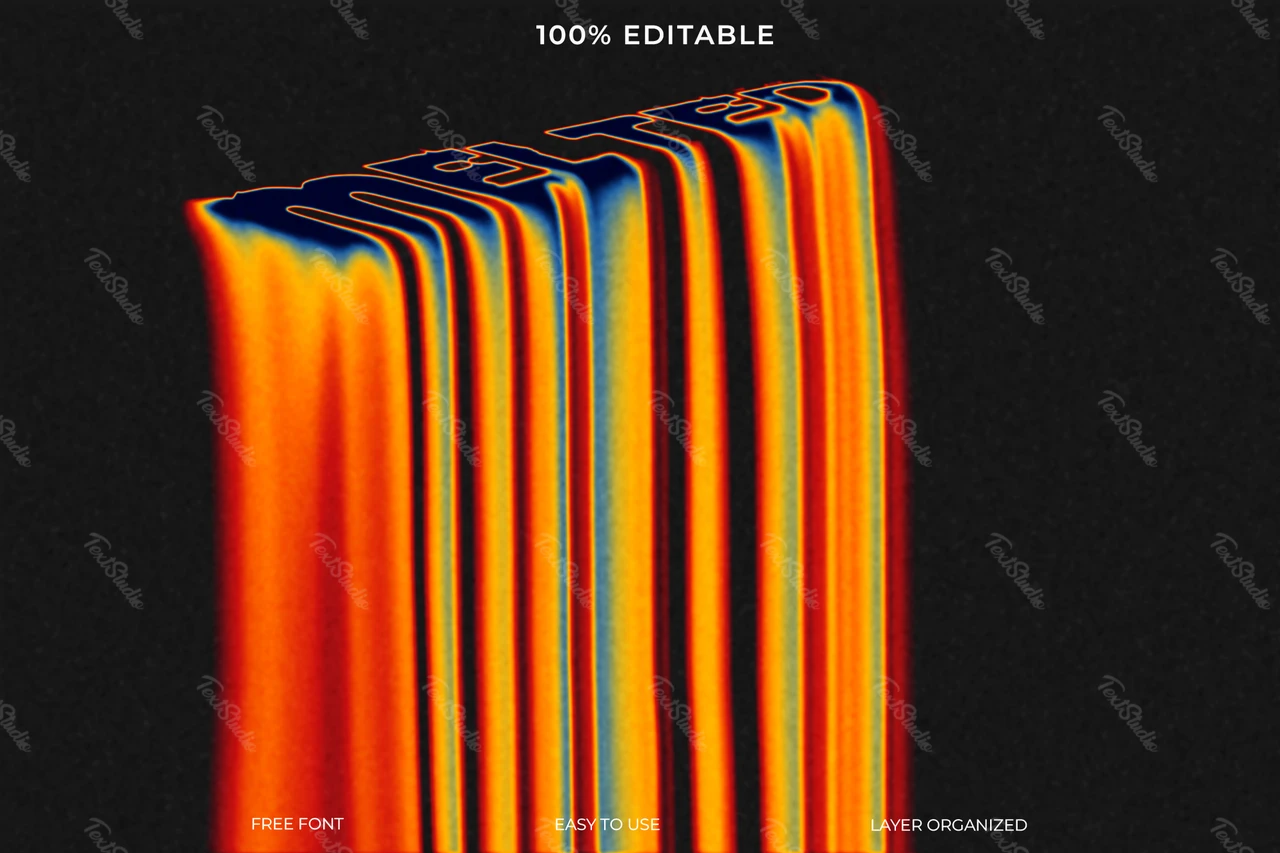 Effet de texte fondu