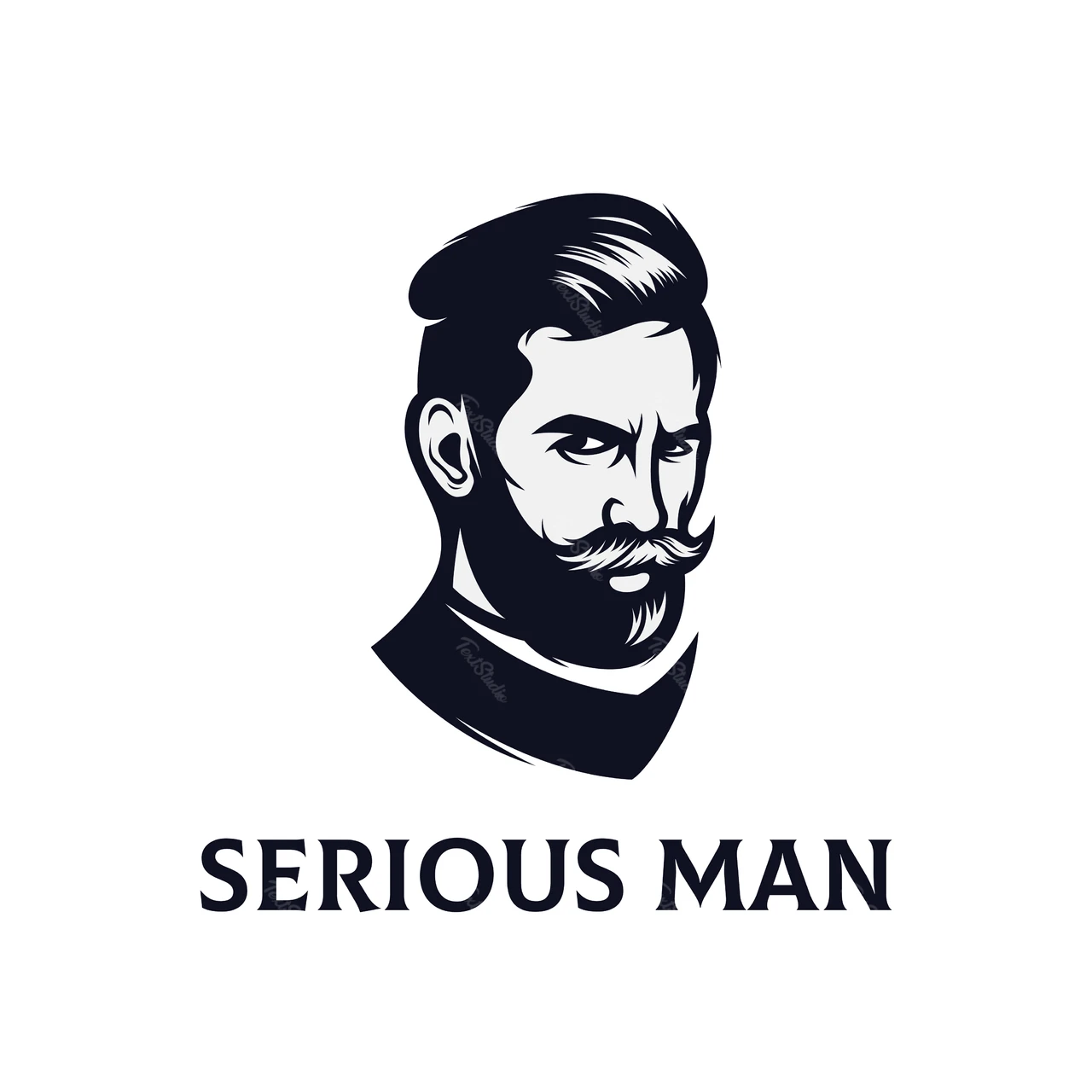 Męskie logo w stylu vintage