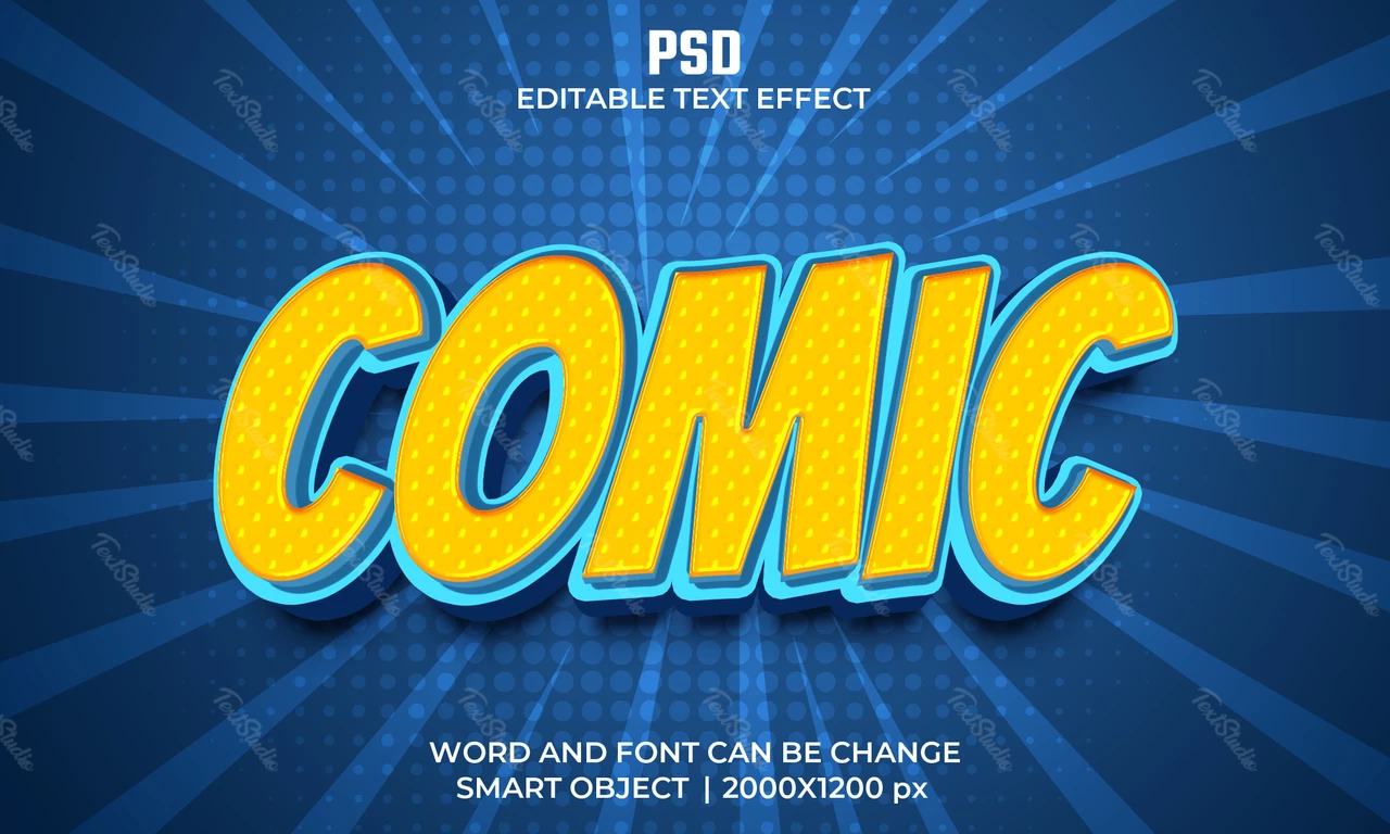 Komisch teksteffect
