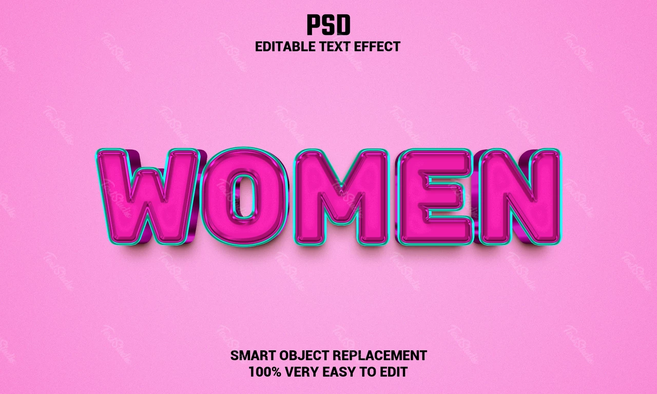 Frauen Text-Effekt