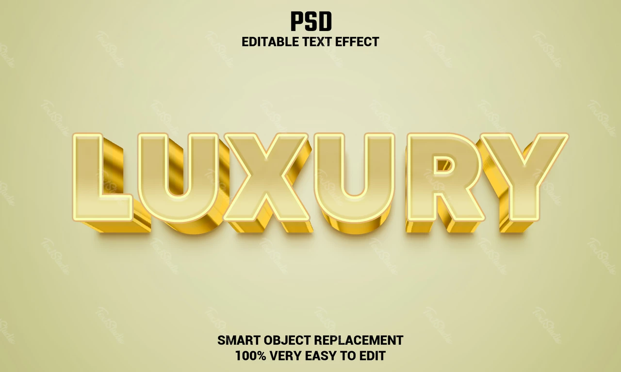Effet de texte luxueux