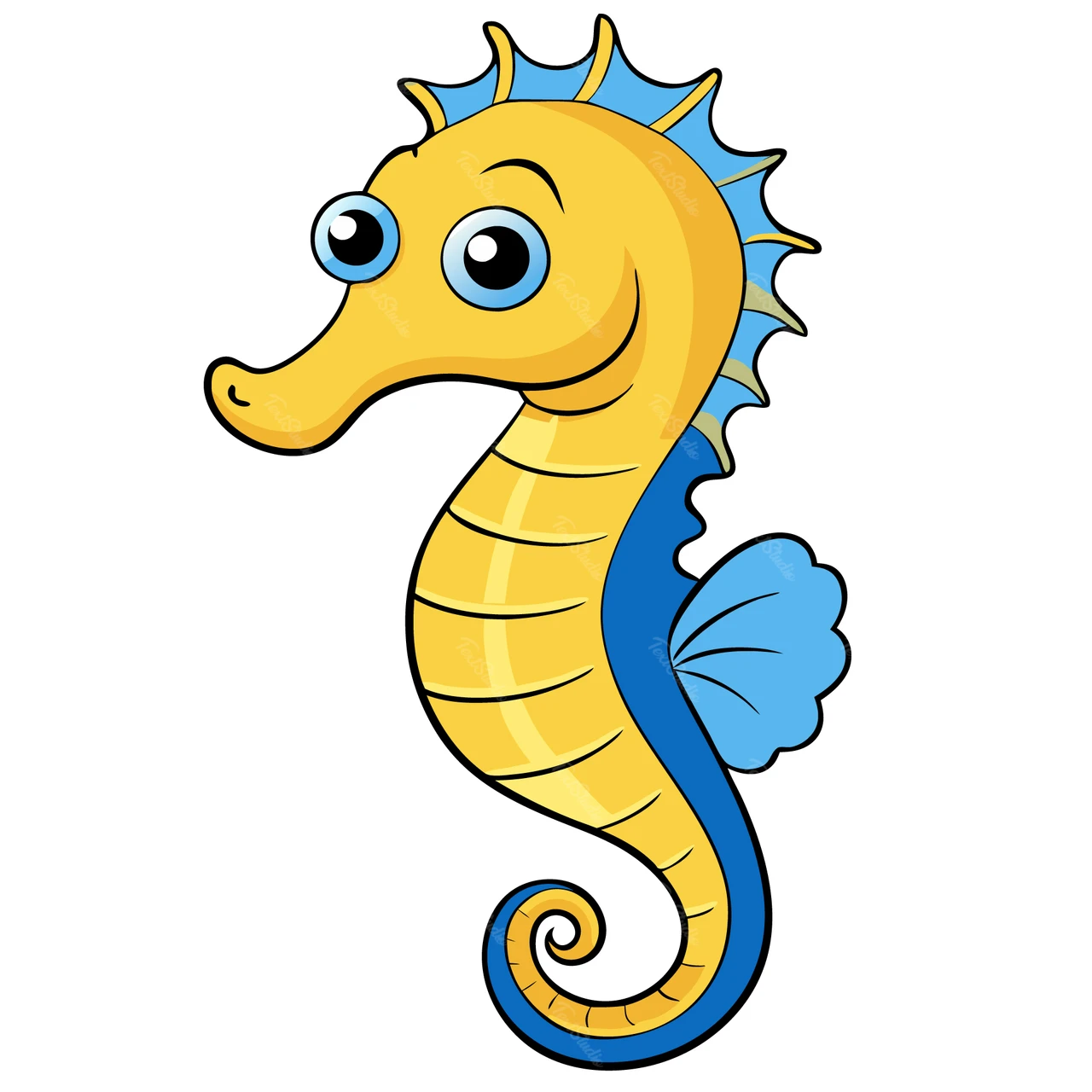 タツノオトシゴのイラスト