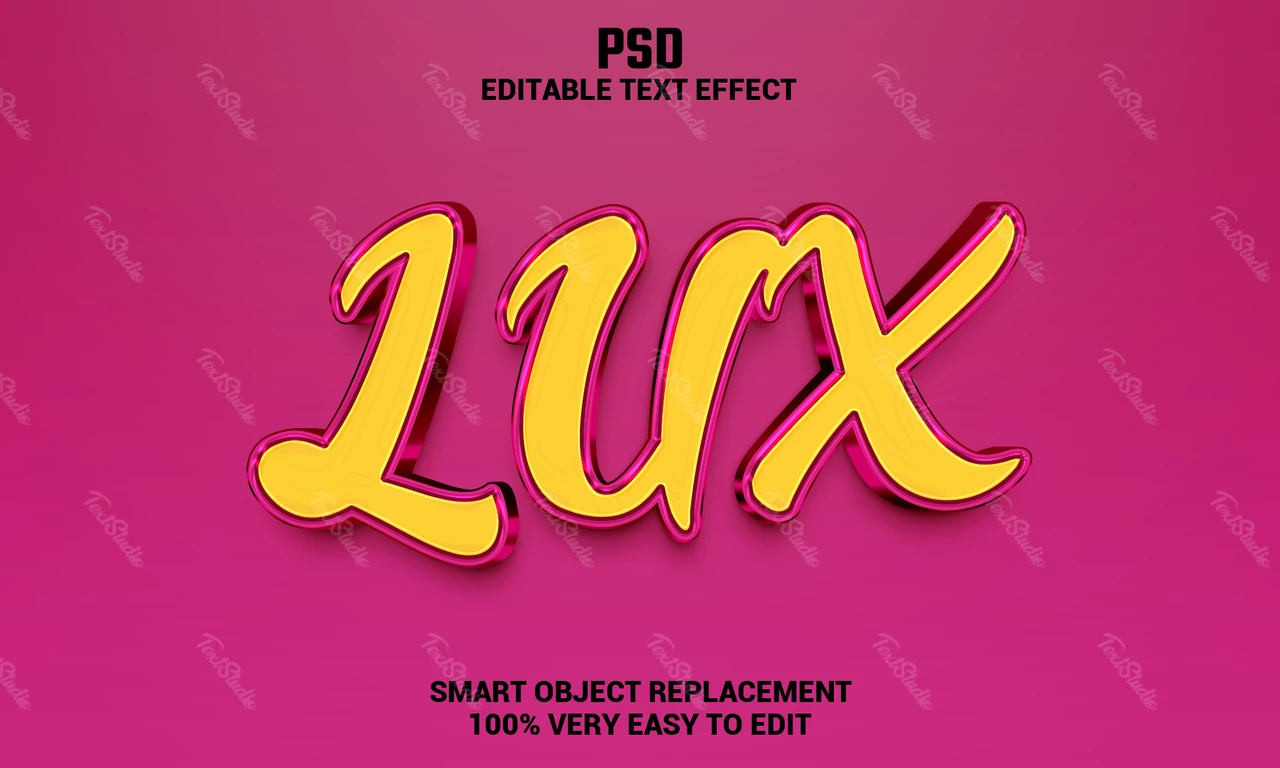 Effet de texte Lux