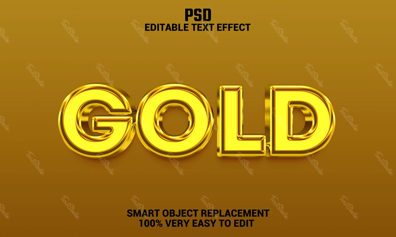 Effetto testo oro