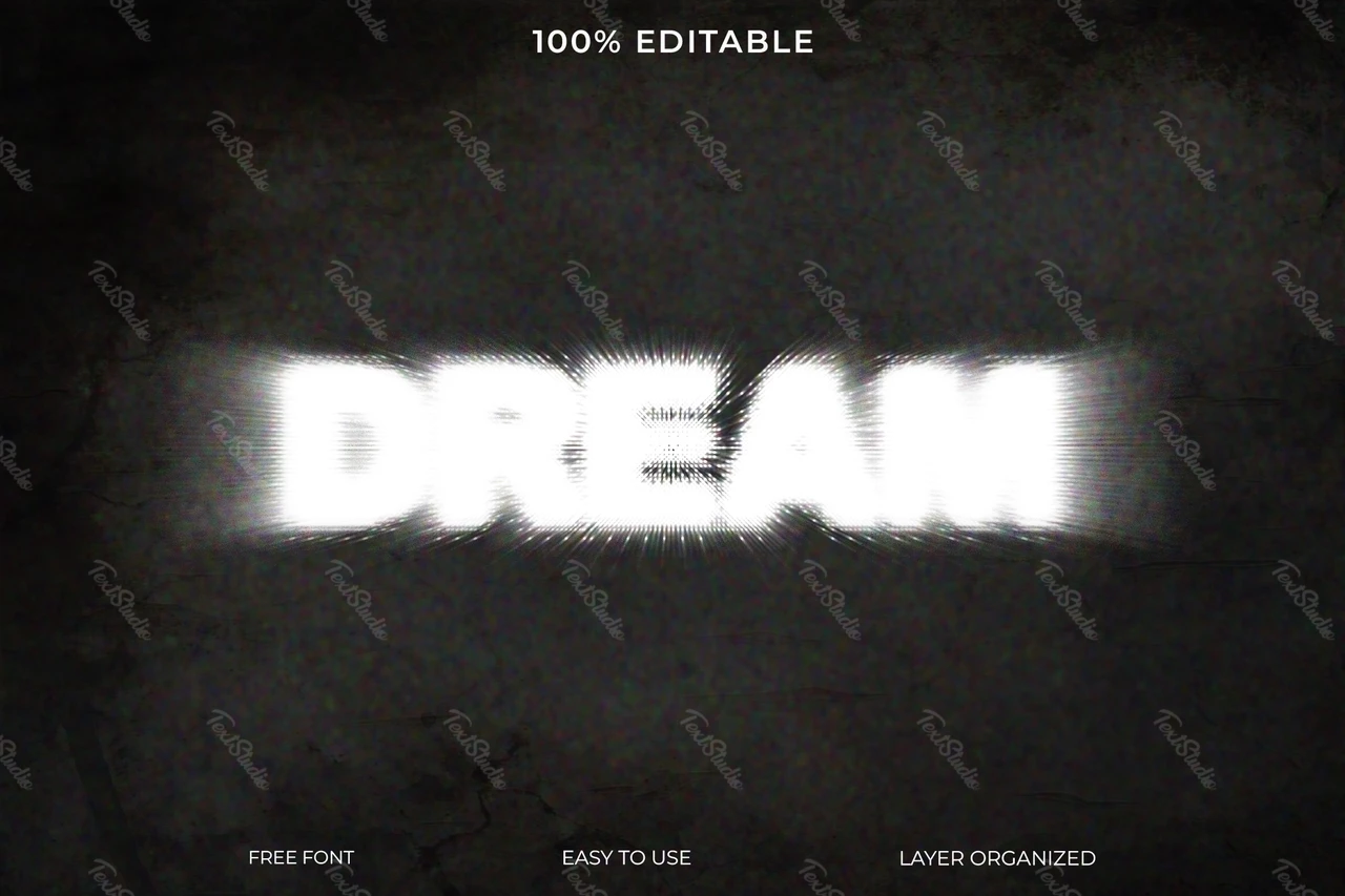 Dream Font Style Effect