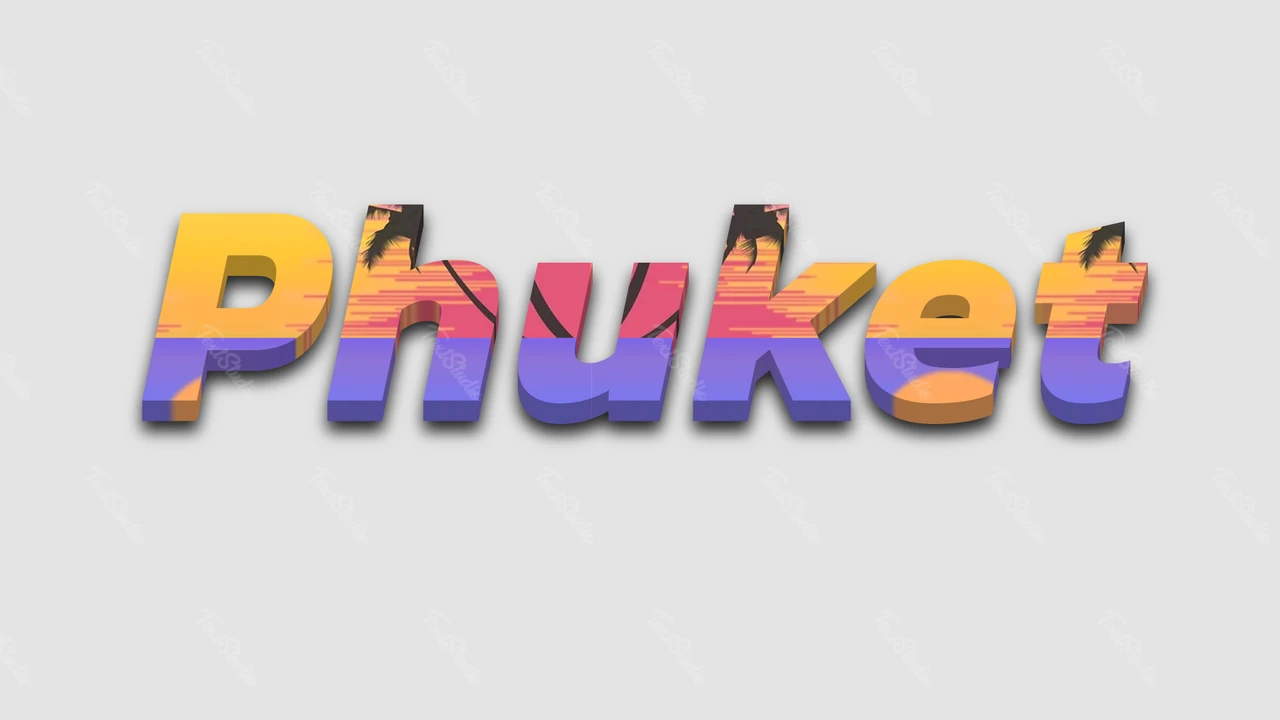 Phuket Text Effect