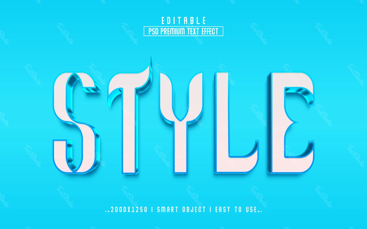 Estilo cristal efecto texto oriental