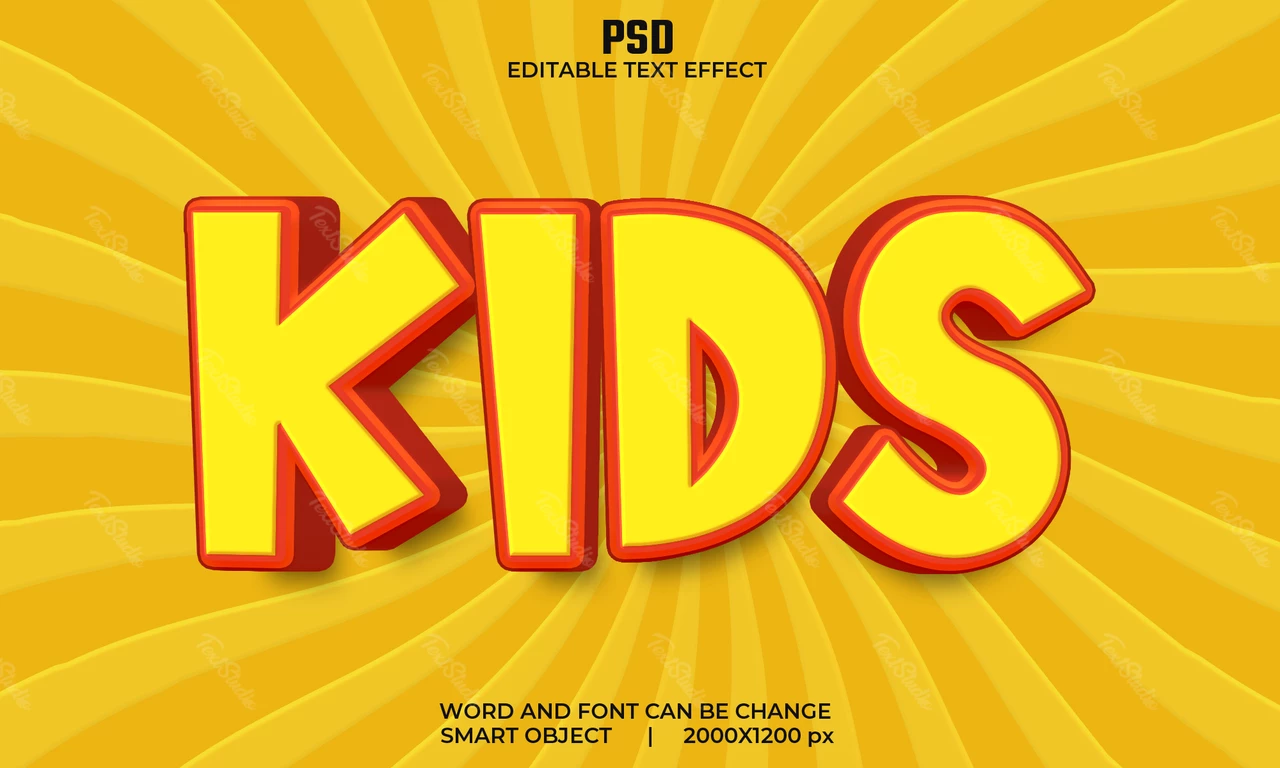 Kindertekst effect
