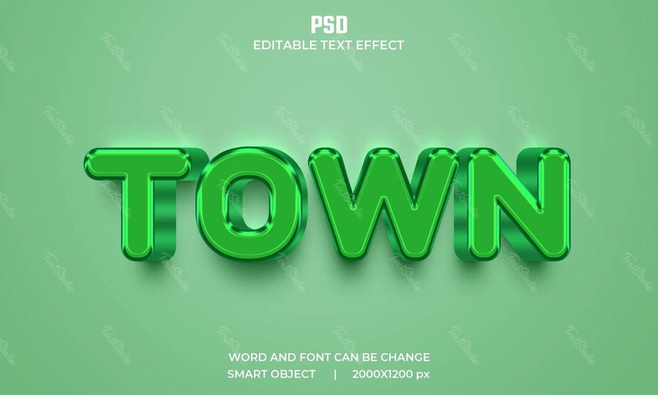 Stad tekst effect