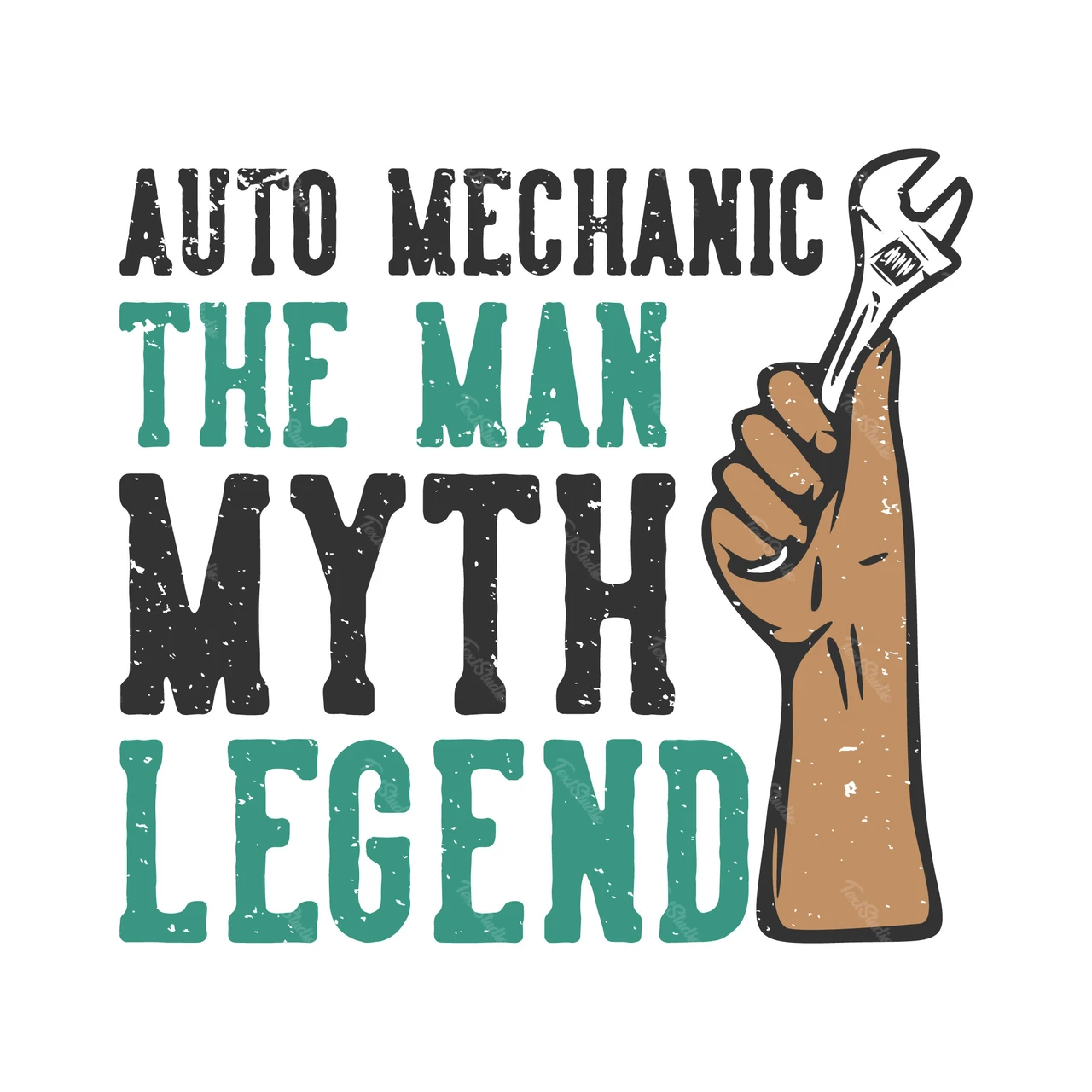 Vintage Auto Mechanic T-Shirt Design