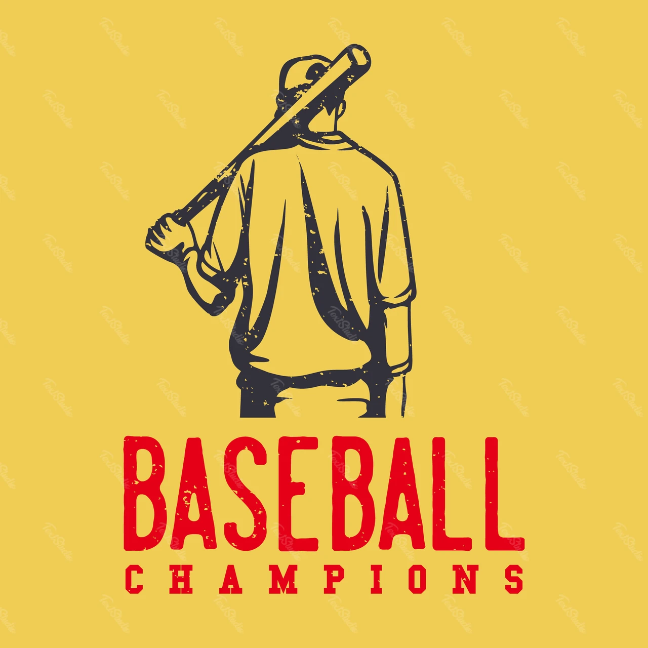 Vintage Baseball Championship Badge