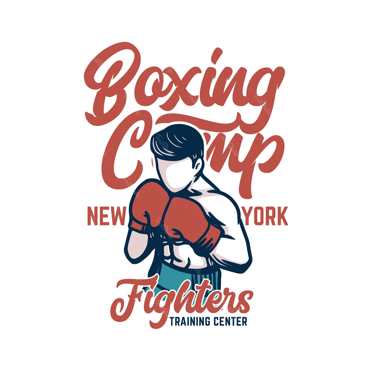 Vintage Sports Logo for Boxing Camp