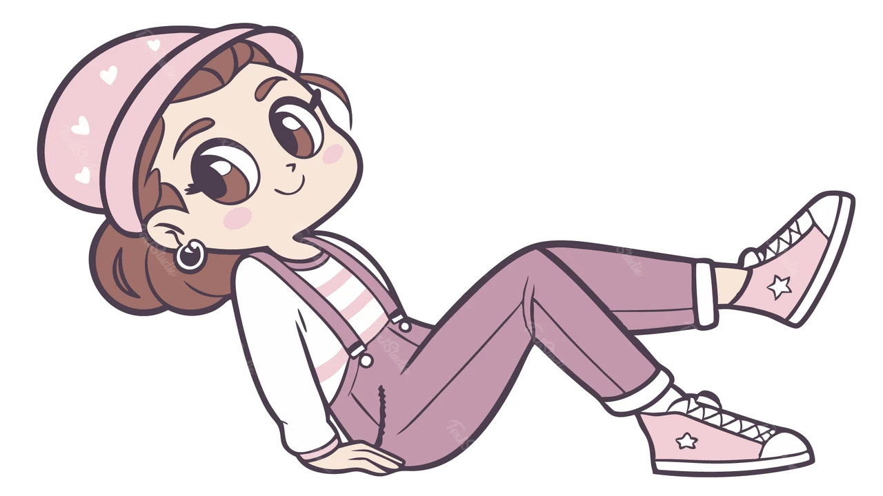 かわいい漫画のキャラクターイラスト