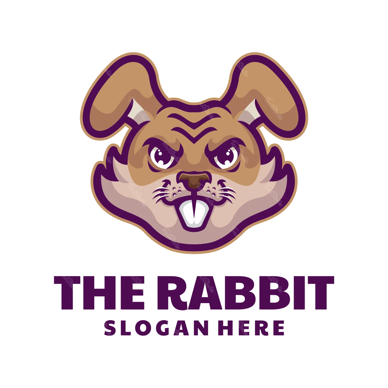 Mascot Logo Design Featuring a Rabbit