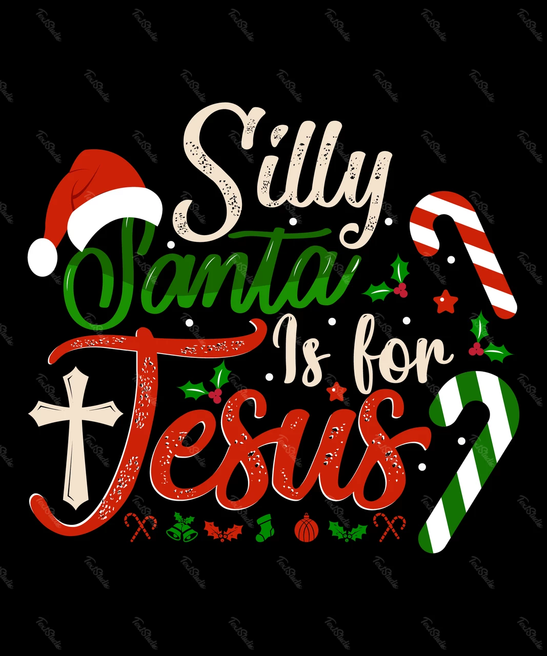 Silly Santa Is For Jesus