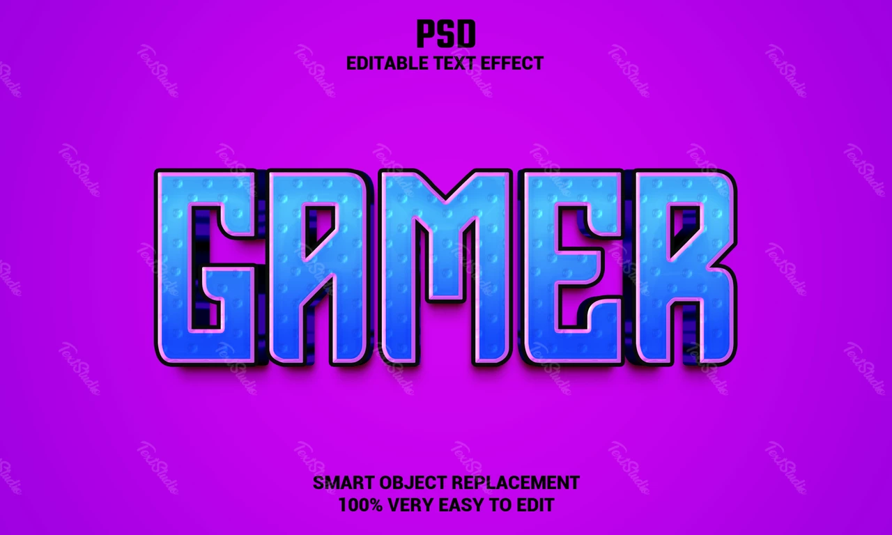 Efecto de texto gamer