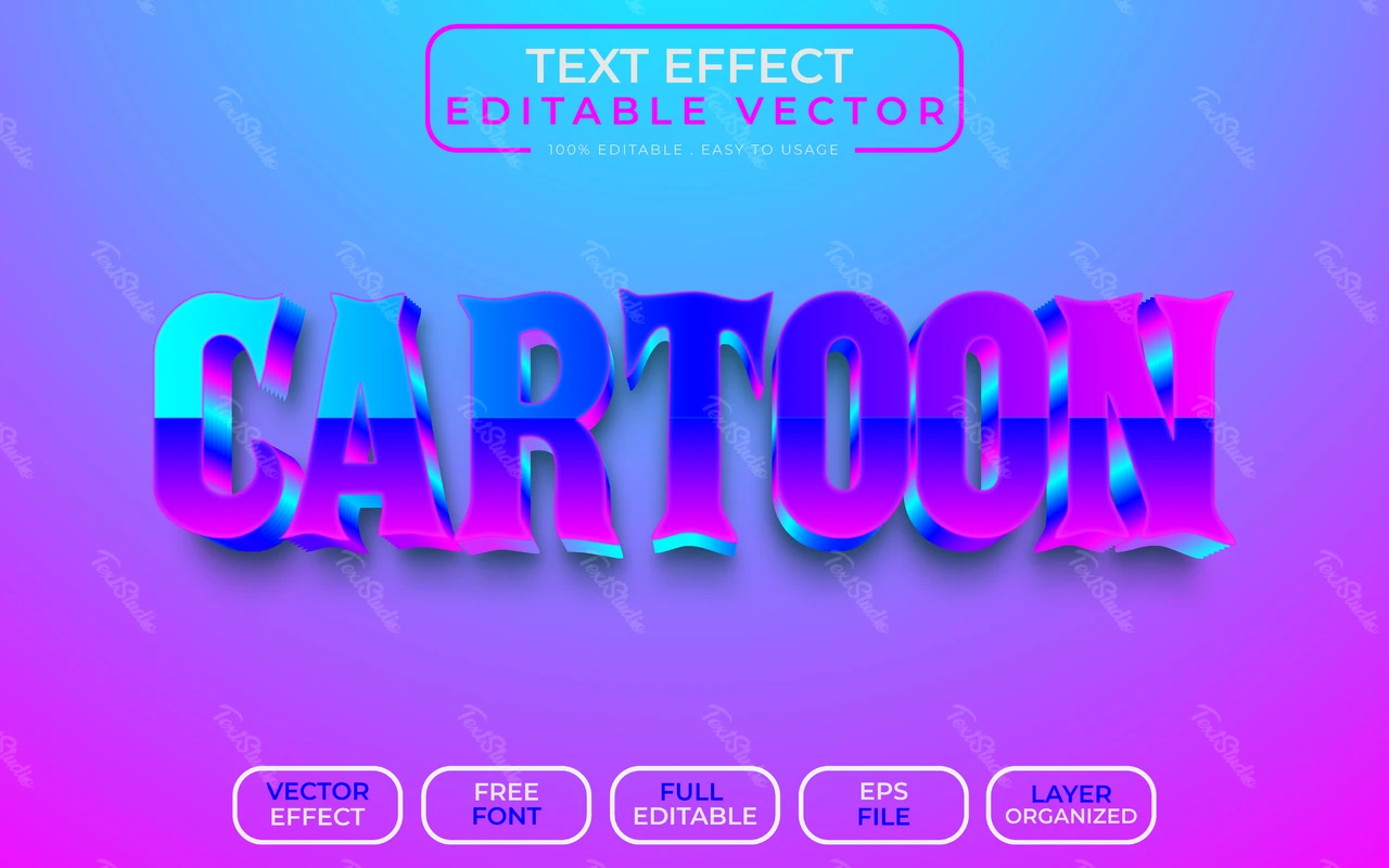 Cartoon-Text-Effekt