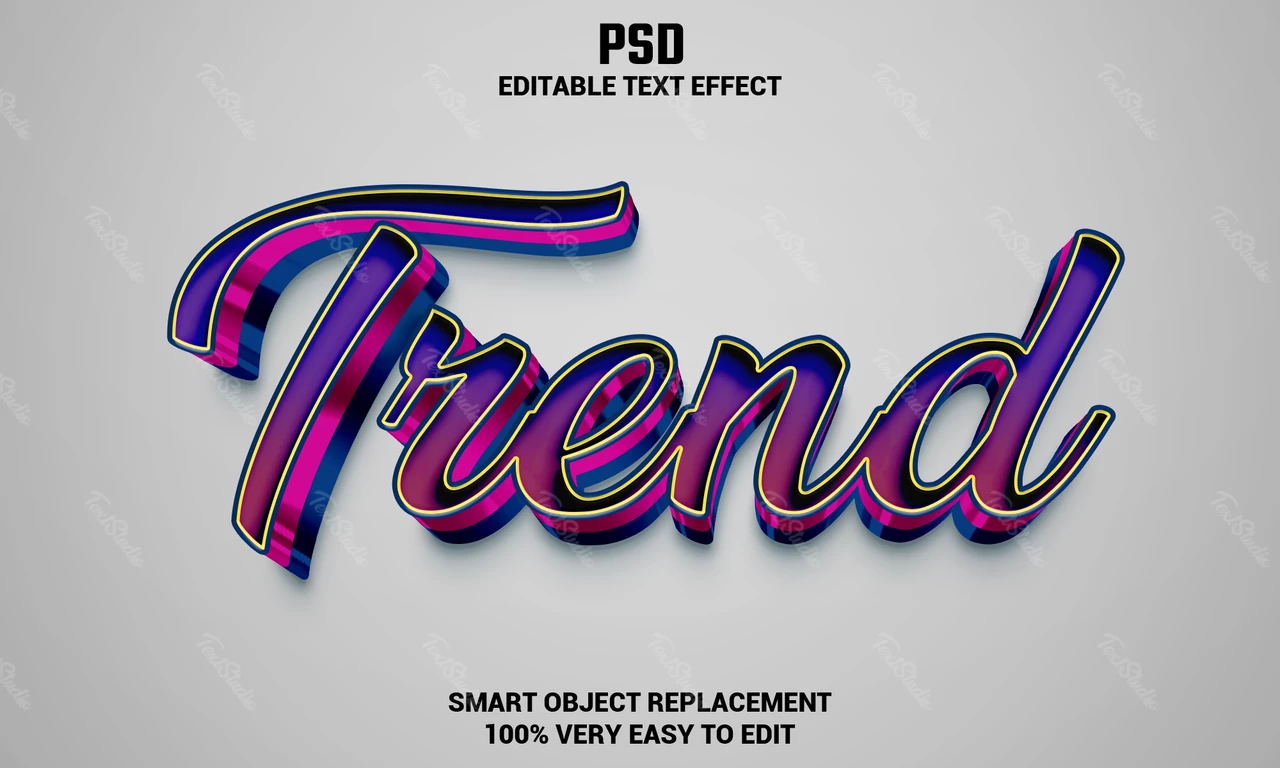 Trend Text Effect
