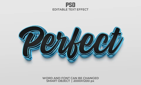 PSD Perfect Text Effect