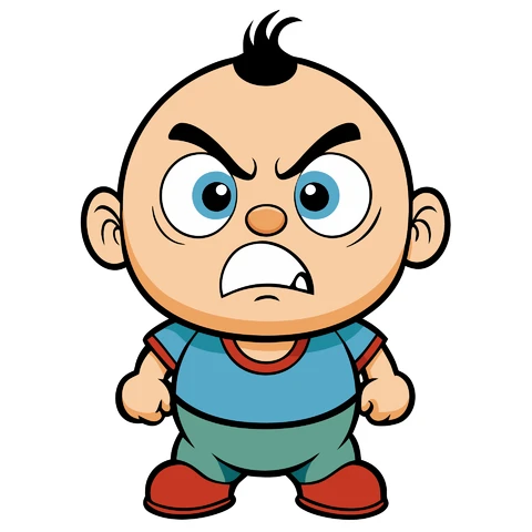 AI,JPG Ilustração de personagem de desenho animado