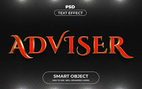 PSD Adviser Text Effect