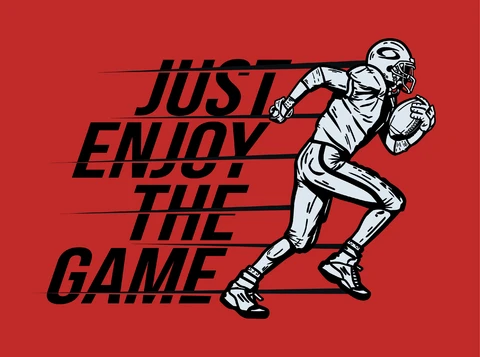 EPS,JPG Dynamic Sports Illustration with Bold Typography