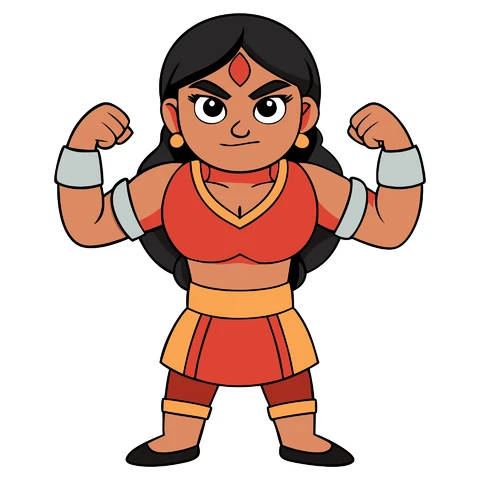 AI,JPG Cartoon Character Illustration