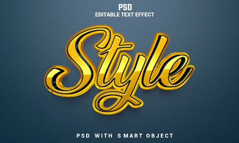 PSD Effet de style du texte