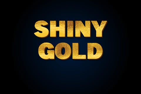 AI,EPS Estilo de texto dorado brillante