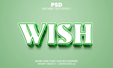 PSD Efecto de texto Deseado
