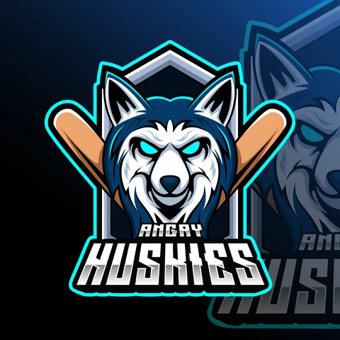 EPS,JPG Mascot Logo Design with Aggressive Style
