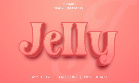 EPS Effet de texte gelée 3d