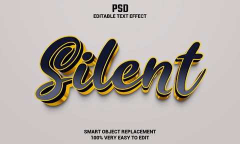 PSD Stiller Text-Effekt