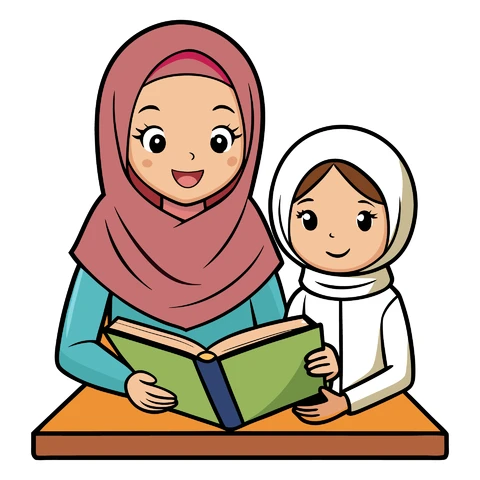 AI,JPG Cena ilustrativa de leitura em família