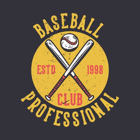 EPS,JPG Vintage Baseball Club Emblem Design